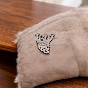 Ghost Enamel Pin “Overthink Everything”